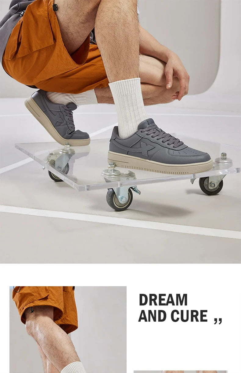 Women Men Skateboarding Shoes Non-Slip Casual White Couple Skate Sneakers Male Female Luxury Brand Shoes 881219319851