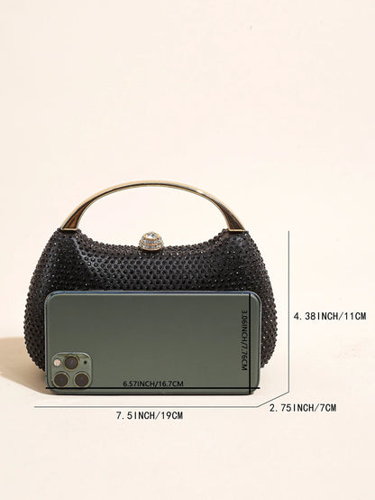 Mini Hot Diamond Shell Box Handy Dinner Bag