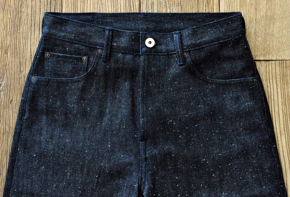 Men Jeans Sanforized Selvedge Raw Denim Denim Jeans for Men Linum Silver Button Cotton Wide Leg Loos Fit