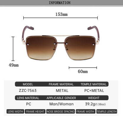 2024 Square Sunglasses For Men Vintage Sunglasses Women Trendy Vintage Fashion Glasses Dropshipping Gafas De Sol Hombre Okulary