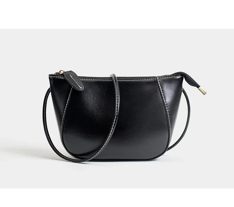 Women's Genuine Cow Leather Shoulder Bags Ladies Fashion Versatile Designer Luxury Crossbody Bag Female Shell Handbags for lady