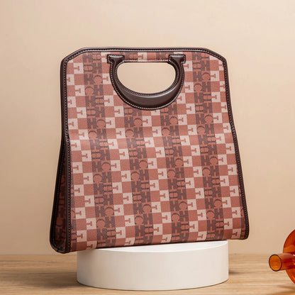 Summer Retro Printed Design Storage Bag New Foldable Wallet Handbag Women's Tote Bag