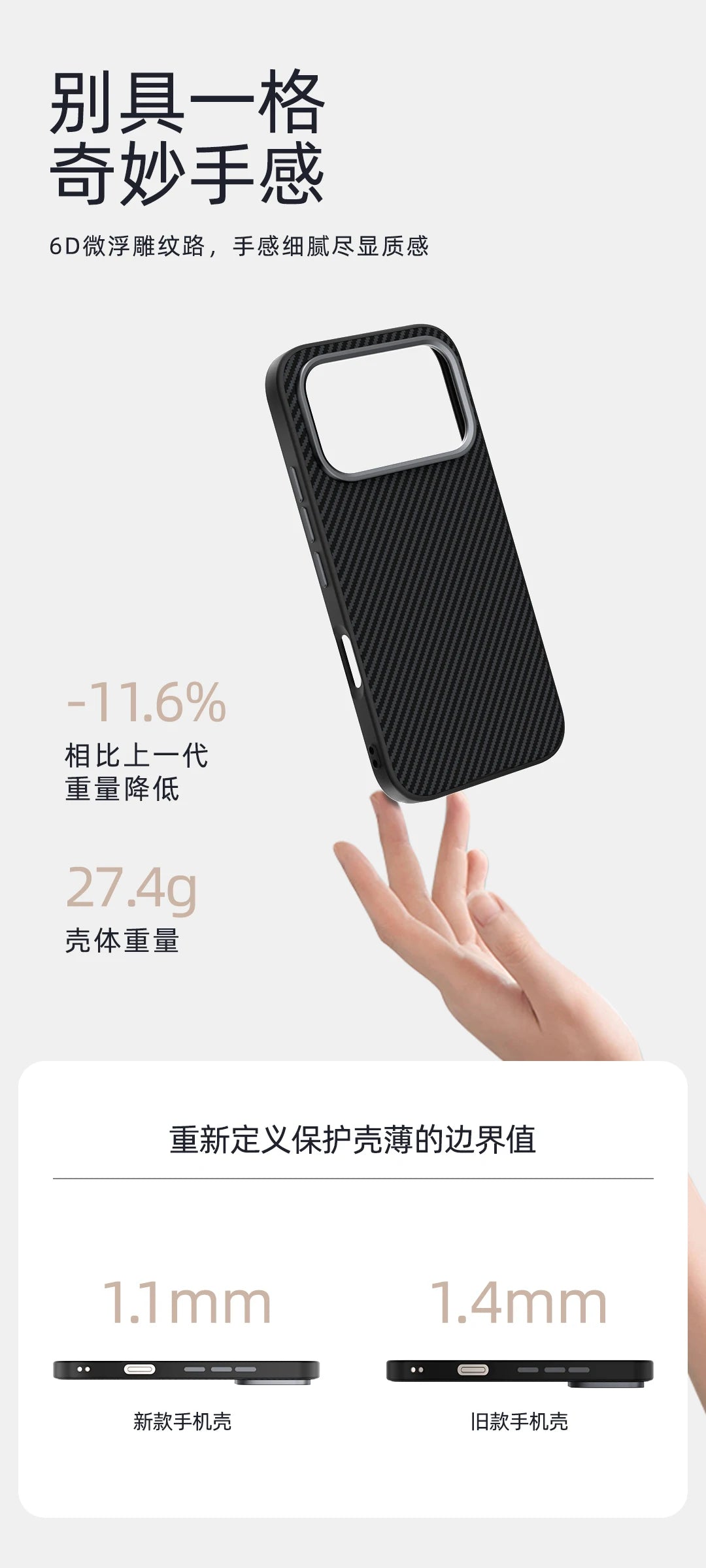 Magnetic Carbon Fiber Protective Case For Honor 600 Pro Wireless Cover 2100D Kevlar Aramid Fiber Magnetic Case For Honor 600