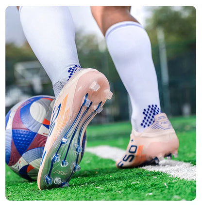X2517 Slip-on F50 Mens Football Boots Boys FG/TF Training Studded Fast Soccer Cleats Pro Non Slip Football Shoes for Man 35-45