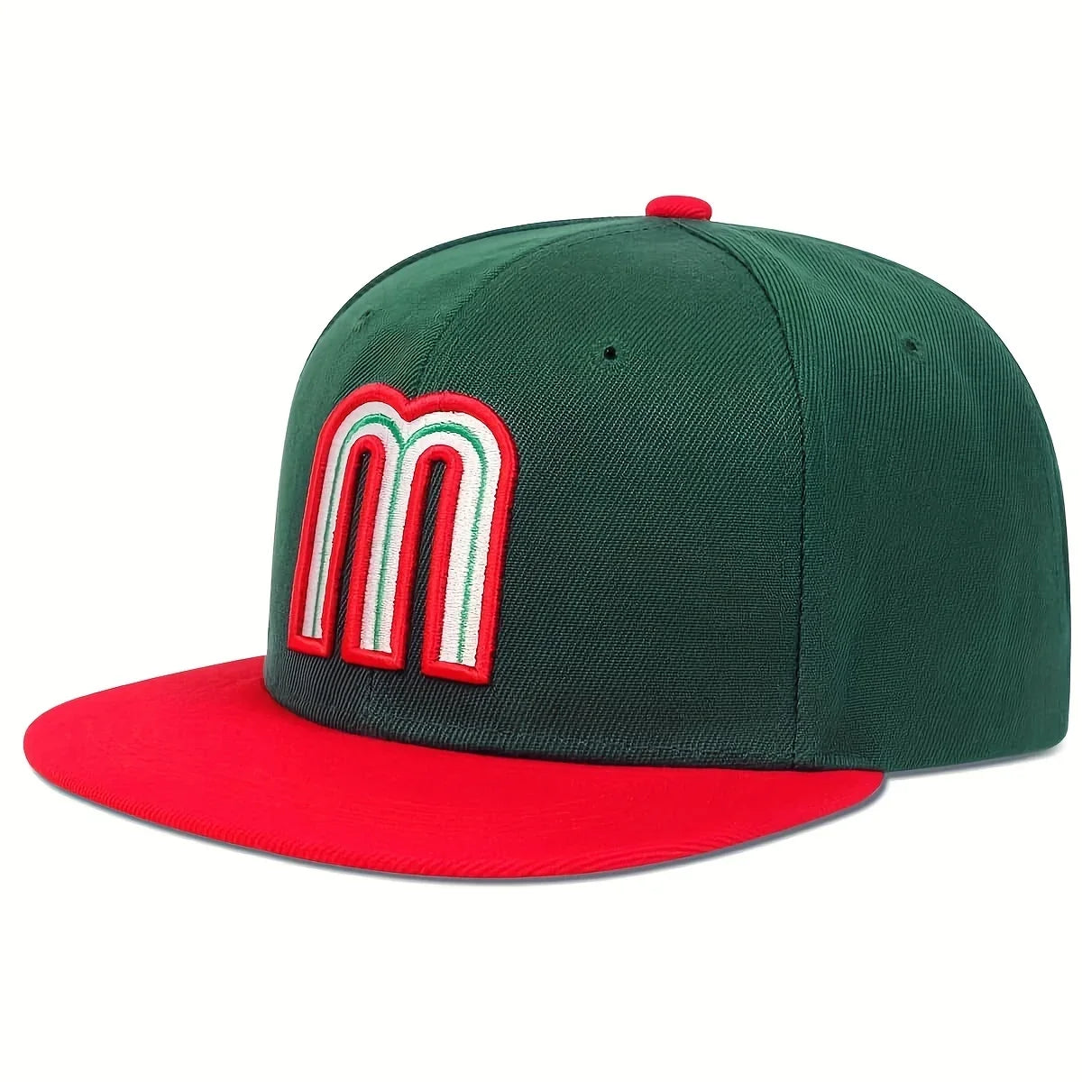 Unisex M Letter Embroidery Hip-hop Hats Outdoor Adjustable Casual Baseball Caps Sunscreen Hat