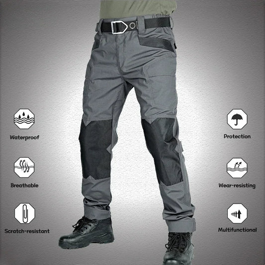 Tactical Pants Men Summer Work Wear Cargo Pant IX6 Raider Outdoor Multi-pocket Hunting Ripstop Camo Loose Hiking Trouser Spring