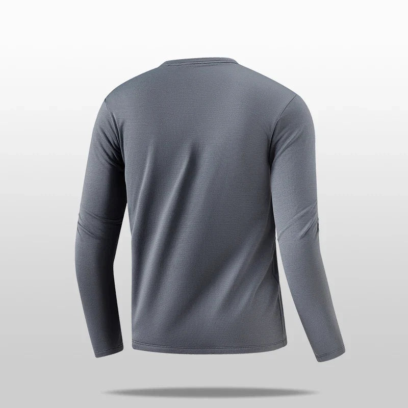 2026 Warm Fitness Jacket High-Quality Outdoor Sports Top with Stand-Up Collar for Autumn/Winter Running Long-sleeved Tshirt