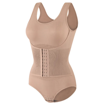 Women Bodysuit Shapewear with Hooks Belts Tummy Control Fajas Body Shaper Waist Trainer Belly Slimming Cincher Corset Tops