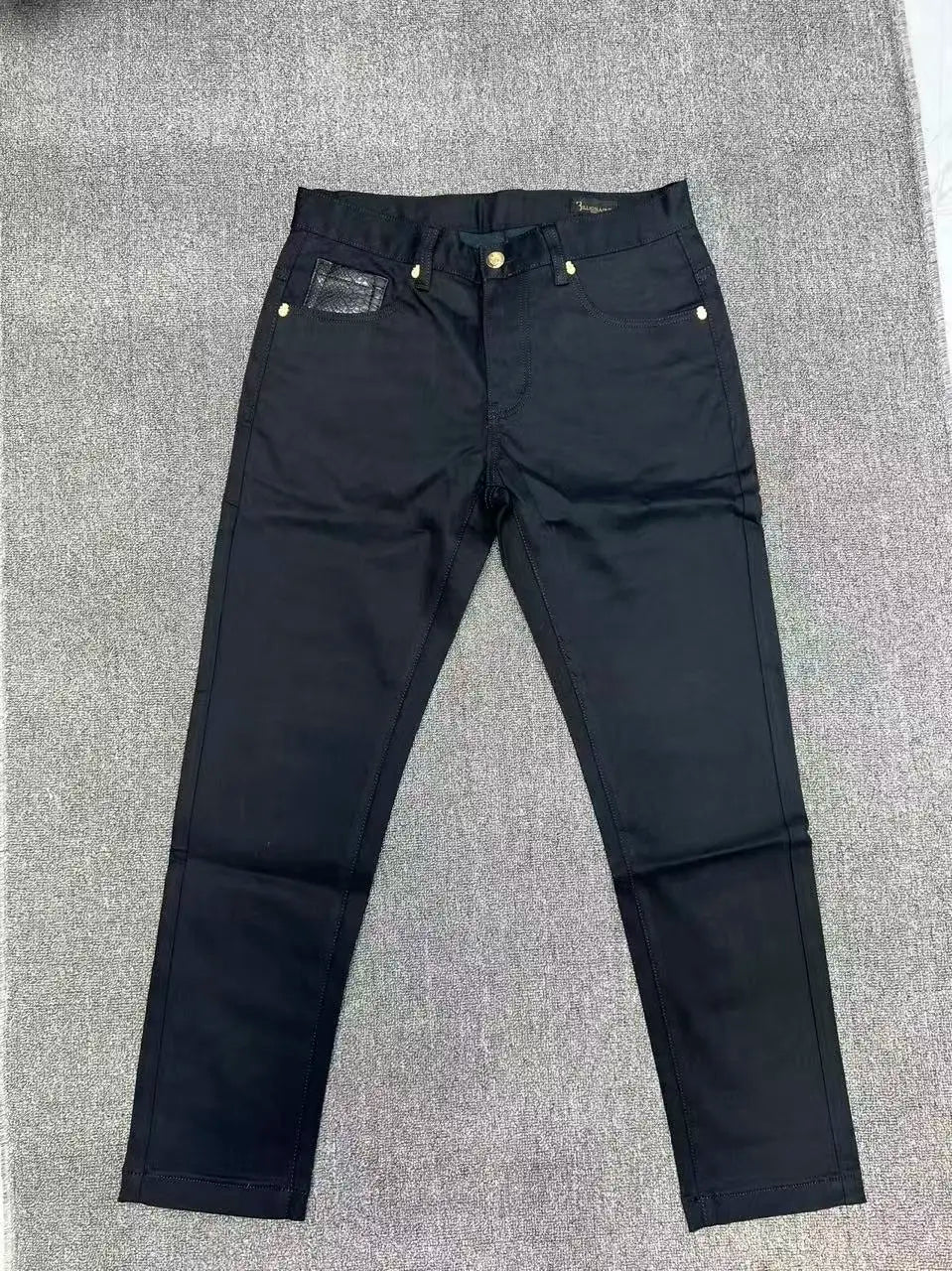 Jeans Men 2026 Spring Summer new fashion Embroidery comfortable elasticity outdoors Big size 34-42 Pants