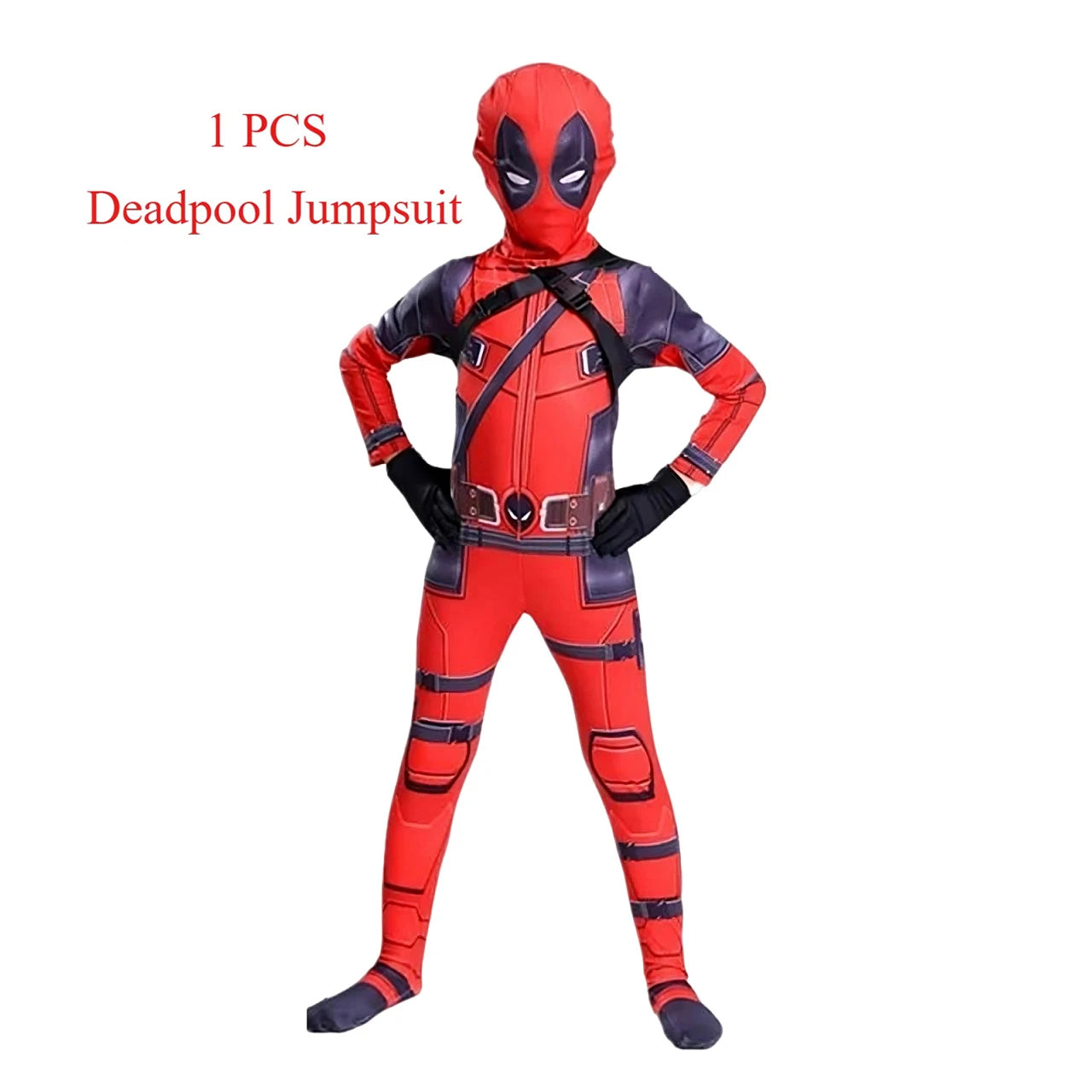 Cosplay Deadpool Costume Kids High Quality Spider-Man Child Halloween Cosplay Costume Deadpool Sword Set Adult Bodysuit Costume