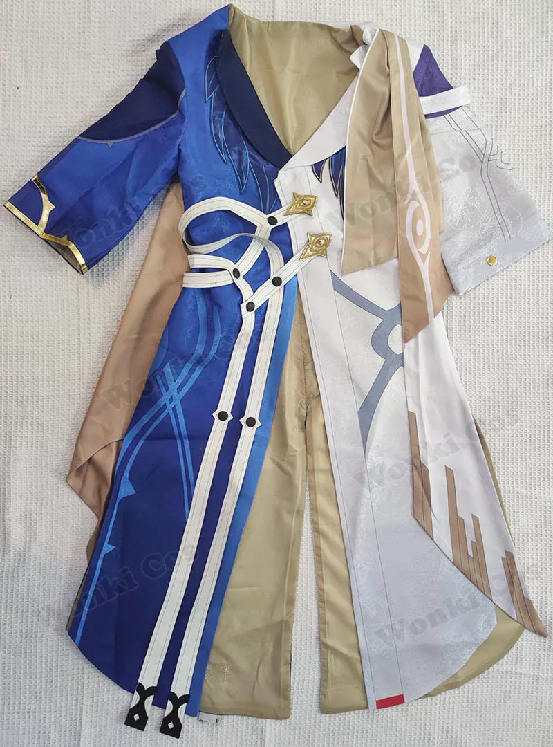 Star Rail Sunday Harmony New Skin Cosplay Costume Sunday Wig Hair Cosplay for Men Role Play Party Outfits