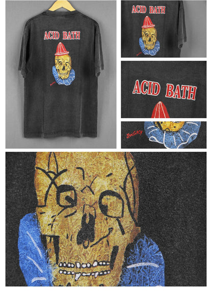 Acid Bath Graphic T Shirt When The Kite String Pops Sludge Heavy Metal Men‘s Short Long Sleeves Cotton Printed Tee Shirt