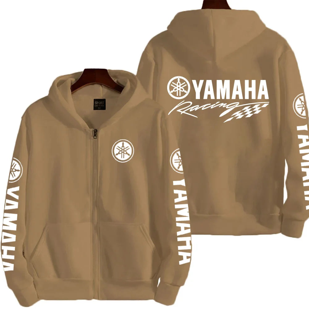 Logo Motorcycle Racing Team Men Zipper Hoodie 2026 New Fashion Women Sweatshirt Spring Autumn Sports Couple Jackets Coat