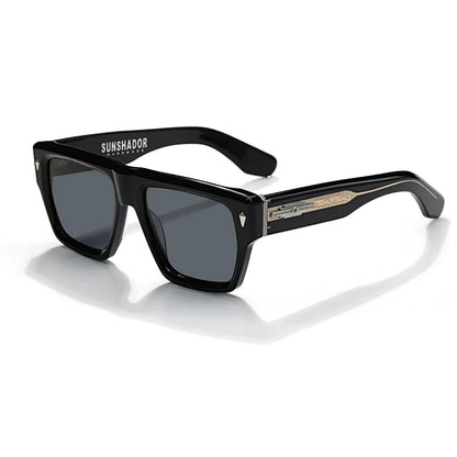 2026 High Quality Handmade Square Acetate UV Protection Men Sunglasses Prescription Myopic Retro Eyewear Men Women Reading Glass
