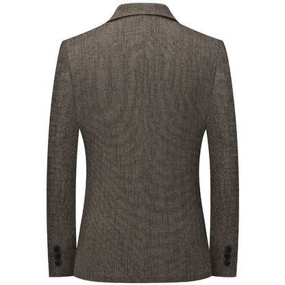 Brand Spring Autumn Forml Blazers for Men Slim Fit Two Button Fly Mens Suits Luxury Designer Wedding Coat Over Size