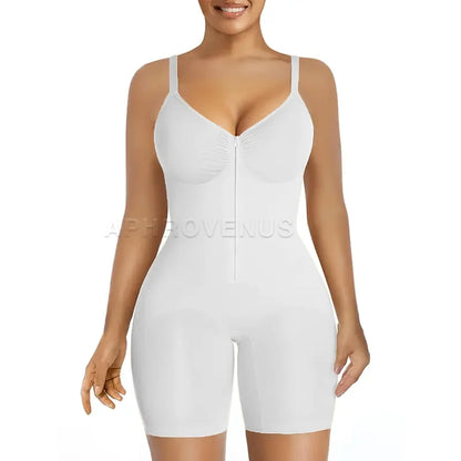 Fajas Colombianas Women Tummy Control Bodysuit Shapewear High Waisted Butt Lift Tights with Adjustable Straps & Breathable Mesh