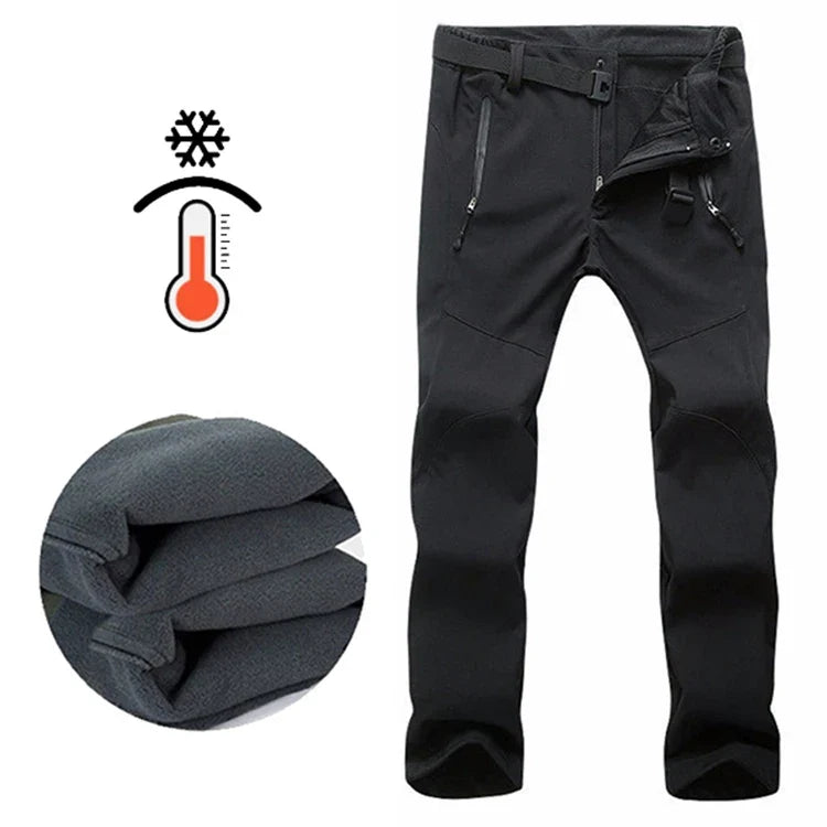 Young Girl  Autumn Winter Pants Camping Skiing Hiking Waterproof Windproof Soft Shell Fleece Warm Outdoor Sports Trekking