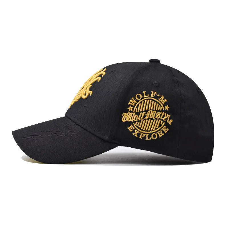Fashion Baseball Caps Snapback Hats Men Women Adjustable 3D Totem Embroidery Hip Hop Hats Summer Outdoor Casual Sun Visors Caps