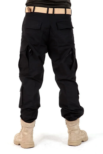 Men's Camouflage Tactical Pants Multi-Pockets Hunting Digital Camo Training  Cargo Pants New Spring  Long Trousers for Men