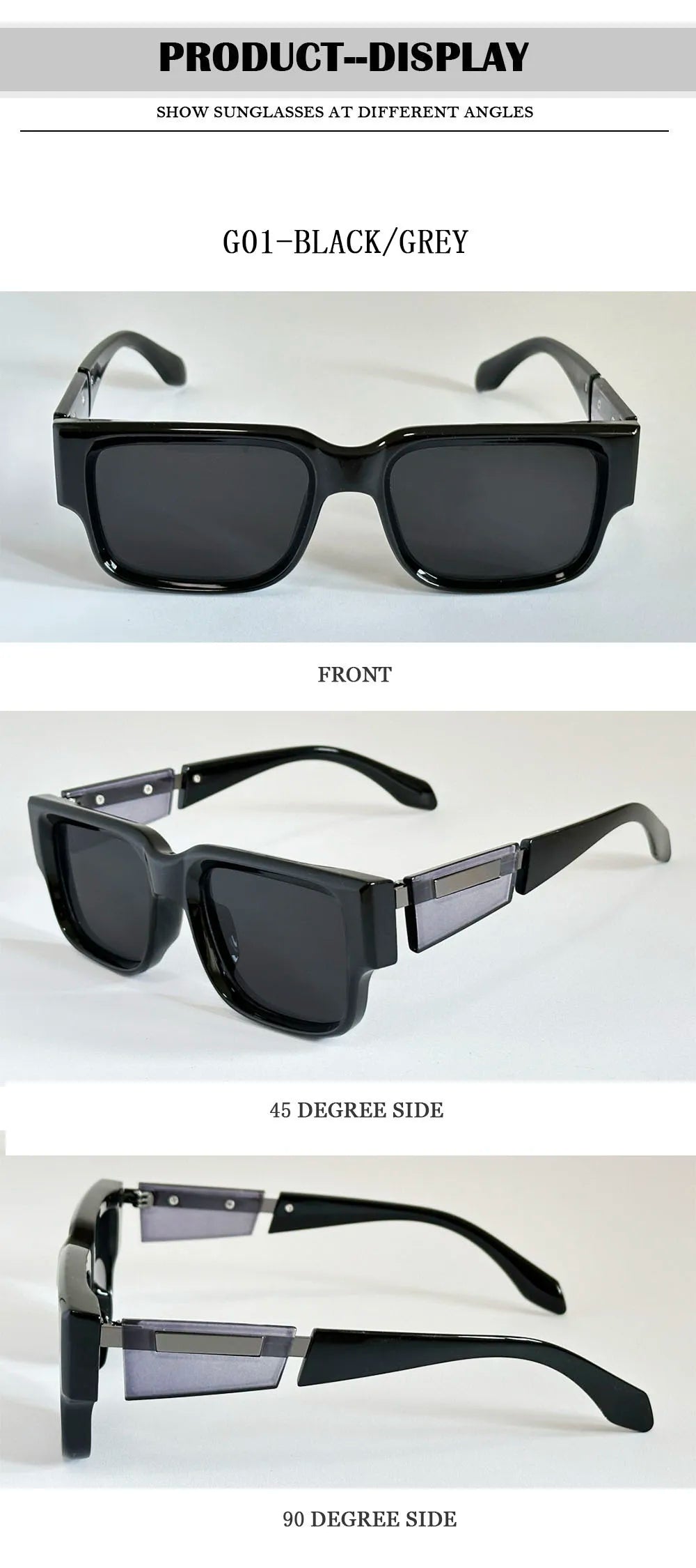 New Square Sunglass Men Luxury Sunglasses Women Vintage Fashion Glasses Summer Vacation Gafas De Sol Hombre Lunette Soleil Femme