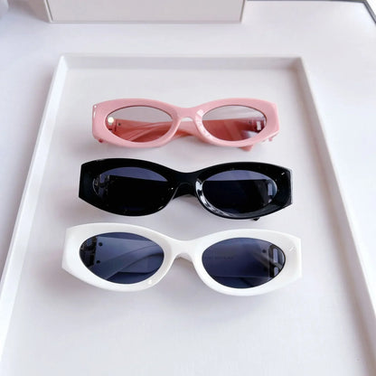 New Cat Eye Retro Fashion Sunglasses for Women Ins UV400 Vintage  UV400 Sun Glasses Gafas De Sol Vintage Sunglass Para Mujer