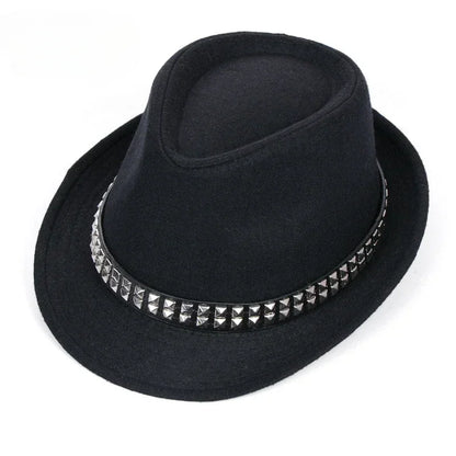 Winter Solid Fedoras For Men Top Jazz Hat Adult Bowler Hats Classic Version Chapeau Hats