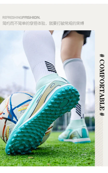 New Men Soccer Shoes Cleats Football Boots Professional Women Unisex Ultralight Match Grass Futsal High-quality TF/FG Sneakers