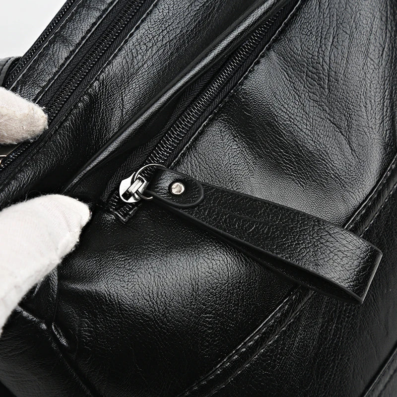 Elegant Leather One Shoulder Handbag Shopping Bag 2024 New Women's Fashion Handbag Sheepskin grain Beautiful Lady Crossbody Bag