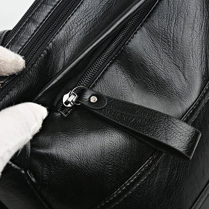 Elegant Leather One Shoulder Handbag Shopping Bag 2024 New Women's Fashion Handbag Sheepskin grain Beautiful Lady Crossbody Bag