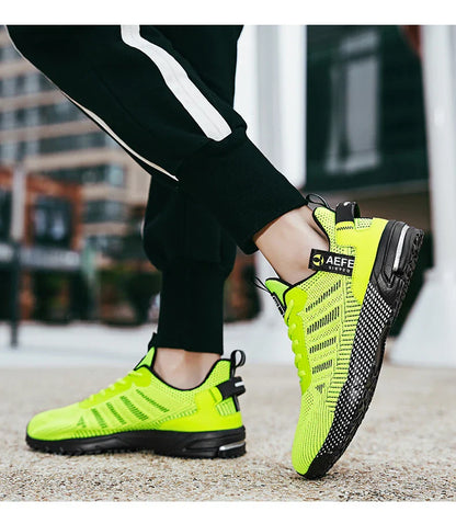 New Men Running Shoes Breathable Outdoor Sports Shoes Lightweight Sneakers for Men Comfortable Athletic Training Footwear