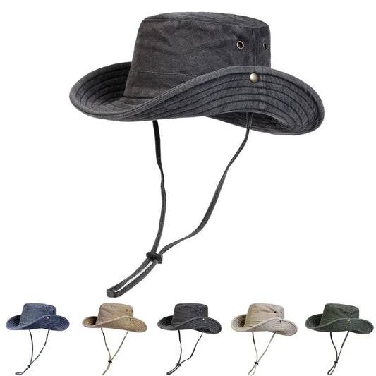 2026 NEW HOT Four Seasons Cotton Solid Bucket Hat Fisherman Hat Outdoor Travel Sun Cap for Men and Women 191