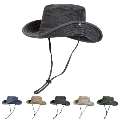 2026 NEW HOT Four Seasons Cotton Solid Bucket Hat Fisherman Hat Outdoor Travel Sun Cap for Men and Women 191