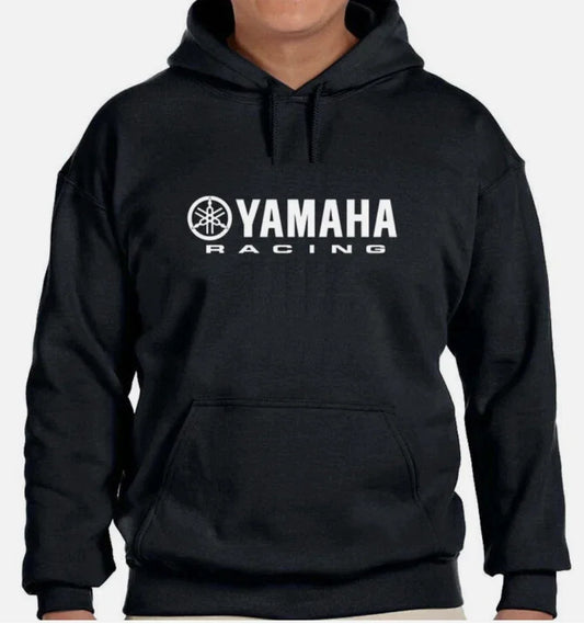 Yamaha racing motorcycle hoodie, autumn and winter men's fashion street hip-hop sweater, women's outdoor sports jacket