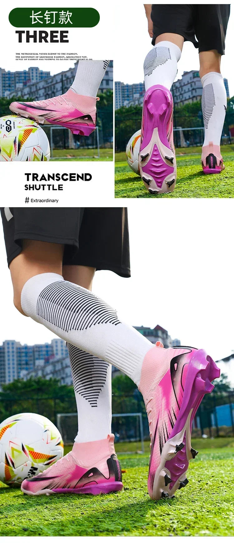 New Men Football Boots Adult Society Original Indoor Professional Women Soccer Shoes Unisex Ultralight Football Shoes Sneakers