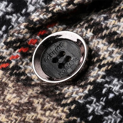 Men Plaid Blazers Suits Jackets New Spring Autumn Male Korean Design Blazers Coats Business Casual Slim Fit Blazers Men Clothing