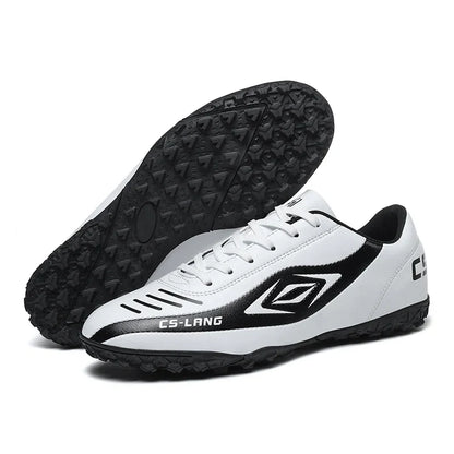 New Men Football Boots Breathable Professional Soccer Shoes Turf Outdoor Non-slip Long Spikes Adult Ultralight Training Futsal