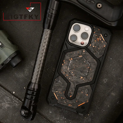 Heavy Military Mixed Armor Shockproof Phone Case For Iphone 17 Pro Max Air 16 15 Plus14 13 Magnetic Rugged Protective Back Cover