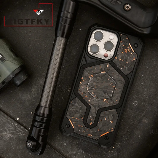 Heavy Military Mixed Armor Shockproof Phone Case For Iphone 17 Pro Max Air 16 15 Plus14 13 Magnetic Rugged Protective Back Cover