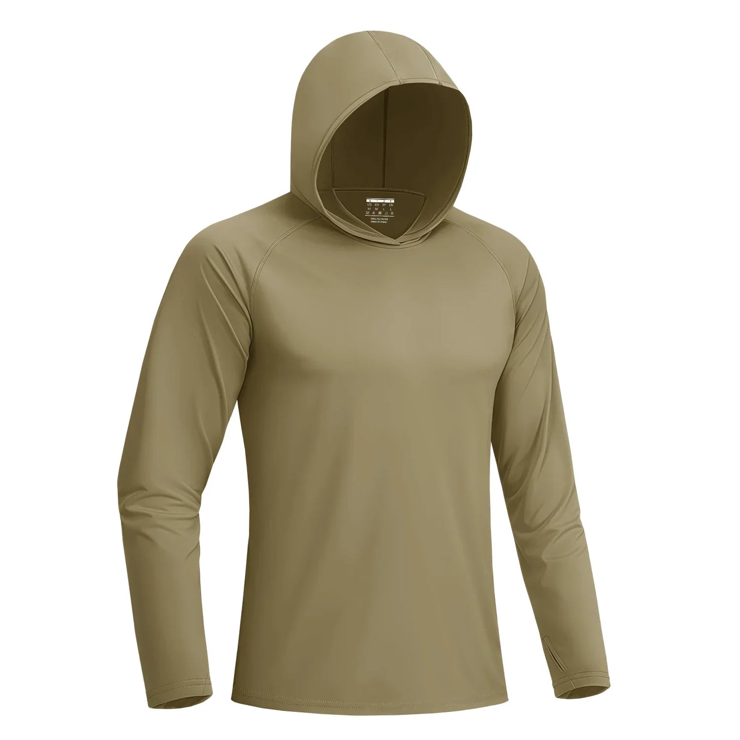 Sun Protection Shirts Mens Long Sleeve Hoodie Casual UV-Proof T-Shirts Breathable Lightweight Quick Dry T shirts Swim