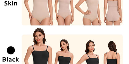 Slimming Strapless Bodysuit Off Shoulder Women Shorts Shapewear Tummy Control Body Shaper Sexy Fajas Underwear Bodysuits