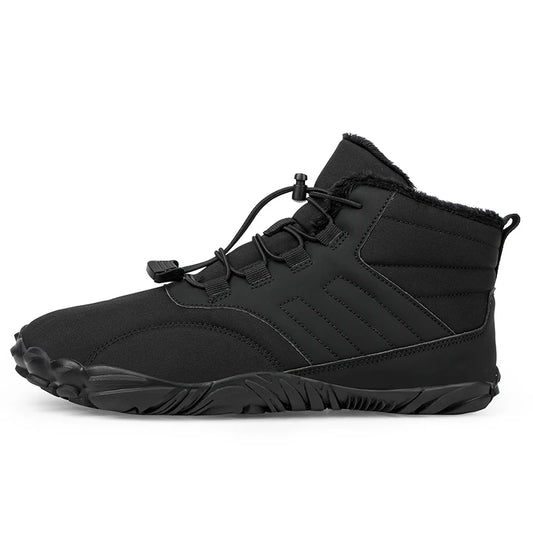 Winter Warm Running Barefoot Shoes Women Men Rubber Camping Sneakers Waterproof Non-Slip Breathable for Outdoor Walking
