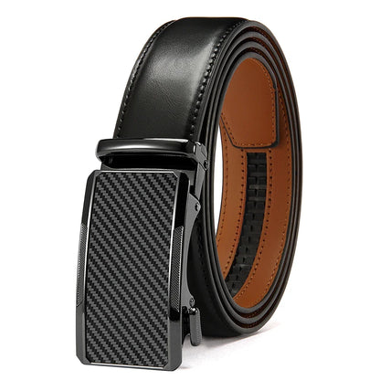 Mens Leather Belt Multiple Colors Automatic Available Belts Leisure Fashion Ratchet Belts for Men Pants Waistband