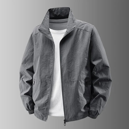 Men Outdoor Cycling High Quality UV Resistant Jacket Fashionable Versatile Windproof Breathable Jacket Spring Autumn Comfortable