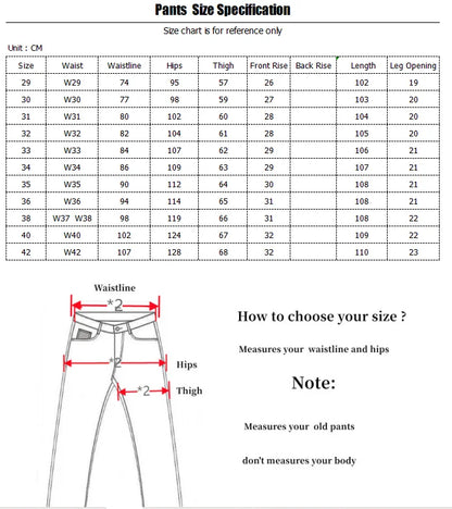 Men's Straight Leg Jeans Streetwear Blue/Black Casual Loose Fit Thick Denim Mid-Rise Trousers for Spring Sizes 40-44