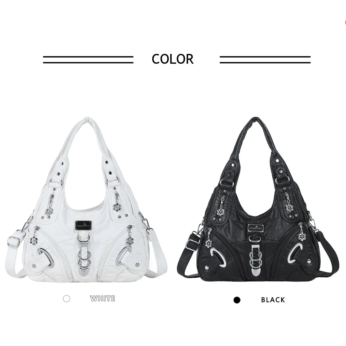 Vintage Bag Large Women's Shoulder Bag Leopard Print Top-Handle Fashion Satchel Dumpling Tote Hobos Handbags