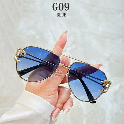 Luxury Sunglasses Women 2025 Fashion Glasses Vacation Oval Sunglass Luxe Femme Lunette Soleil Femme Lentes De Sol Mujer Vintage
