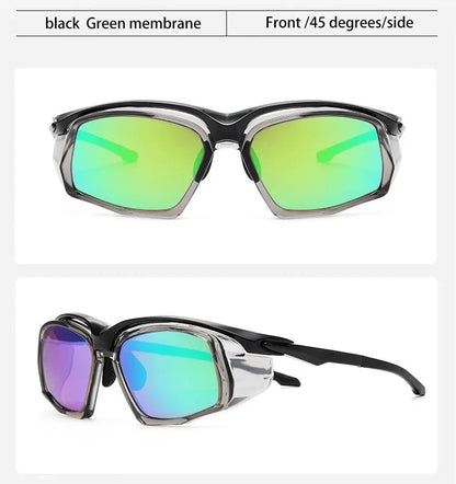 Sports Running Sunglasses Men Mountaineering Wind  Sand TR90 Polarized Sunglasses Safety Eyewear Customizable Prescription