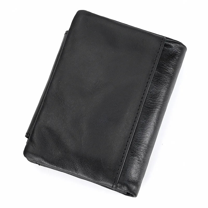 Portefeuille de luxe de marque de créateur pour homme, porte-cartes en cuir véritable souple, petit porte-monnaie pour pièces de monnaie et cartes de crédit, portefeuilles masculins à glisser dans les poches.