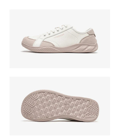 Women Men Barefoot Shoes Wide Toe Box Lightweight Sneakers Casual Color-Blocking Artificial Leather Walking Shoes
