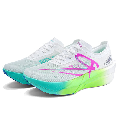 Men‘s Professional Full Carbon Plate Marathon Running Shoes Light Cushioning PB Mid Long Training Sneakers Women 25126